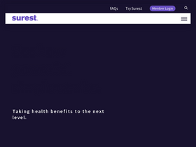 'surest.com' screenshot