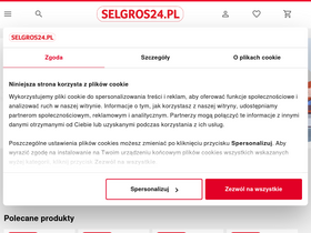 'selgros24.pl' screenshot
