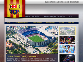 'barcelonafc.dk' screenshot