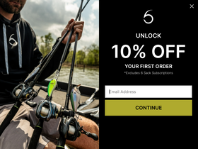 '6thsensefishing.com' screenshot