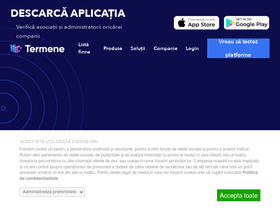 'termene.ro' screenshot