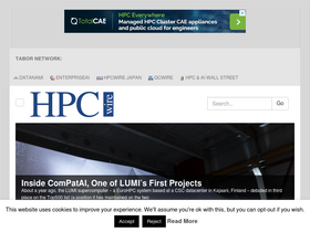 'hpcwire.com' screenshot