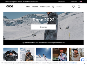 'dopesnow.com' screenshot