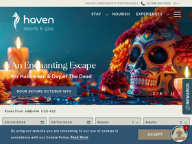 'havenresorts.com' screenshot