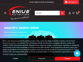 'geniusnutrition.ro' screenshot