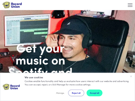 'recordunion.com' screenshot