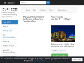 'iclr.cc' screenshot