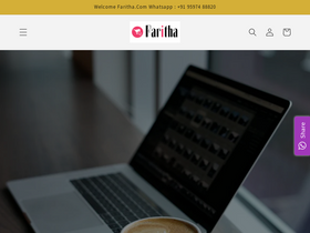 'faritha.com' screenshot