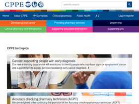 'cppe.ac.uk' screenshot