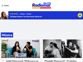 'radiomar.pe' screenshot