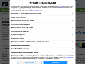 'scienceblogs.de' screenshot
