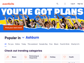 'eventbrite.ca' screenshot