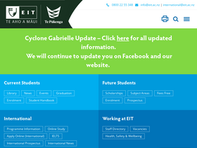 'eit.ac.nz' screenshot