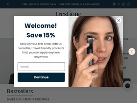 'trestique.com' screenshot