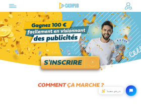 'cashpub.ma' screenshot