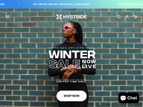Hystride homepage screenshot