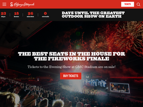 'calgarystampede.com' screenshot