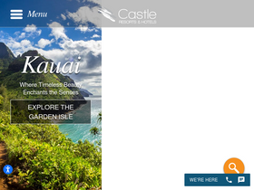 'castleresorts.com' screenshot