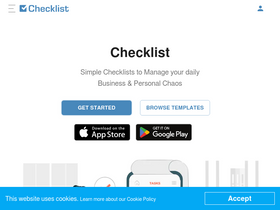 'checklist.com' screenshot