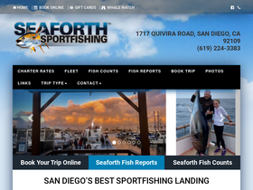 'seaforthlanding.com' screenshot
