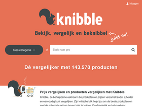 'knibble.nl' screenshot