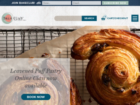bakeclub.com.au homepage screenshot