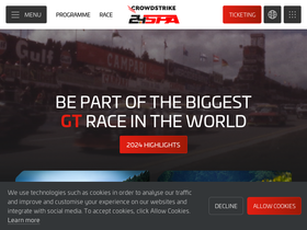 'crowdstrike24hoursofspa.com' screenshot