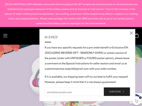 'evepinkshop.com' screenshot