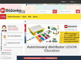'ruzovka.cz' screenshot