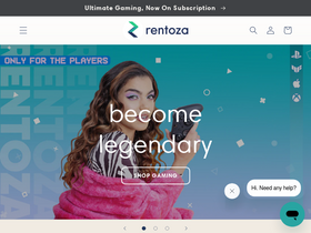 'rentoza.co.za' screenshot