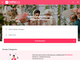 'weddingbazaar.com' screenshot