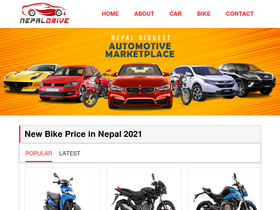 'nepaldrive.com' screenshot