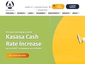 'atlanticfcu.com' screenshot
