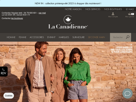 'la-canadienne.com' screenshot
