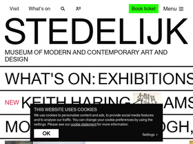 'stedelijk.nl' screenshot