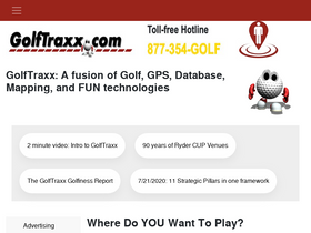 'golftraxx.com' screenshot