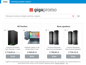 'gigapromo.pl' screenshot