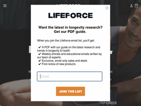 'mylifeforce.com' screenshot