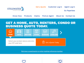 'stillwaterinsurance.com' screenshot