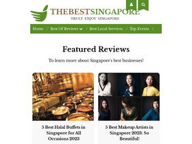 'thebestsingapore.com' screenshot