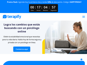 'terapify.com' screenshot