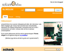 'schackonline.com' screenshot