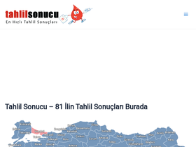 'tahlilsonucu.com' screenshot