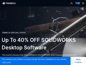 '3dcad.trimech.com' screenshot