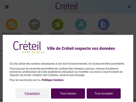 'ville-creteil.fr' screenshot