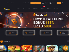 'freshbet.com' screenshot