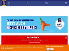 'aldi-now.ch' screenshot