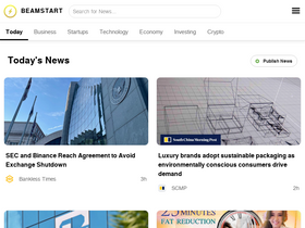 'beamstart.com' screenshot