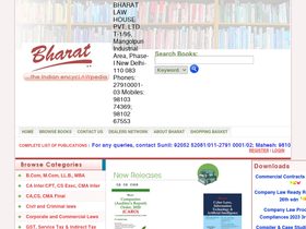 'bharatlaws.com' screenshot