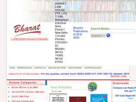 'bharatlaws.com' screenshot